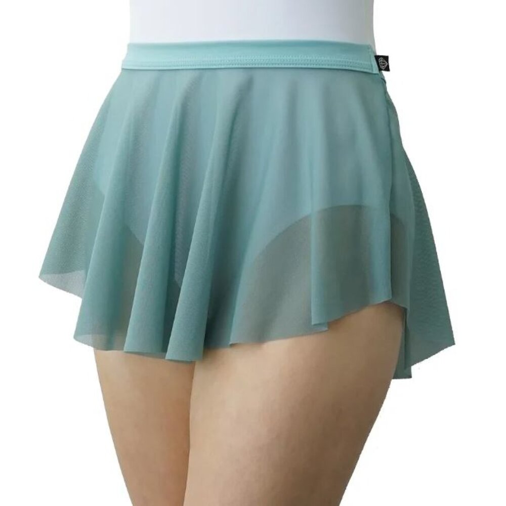 NWT Jule Dancewear Meshie Skirt Seafoam Child M/L